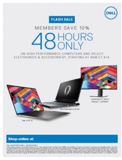 Dell August Flash Sale